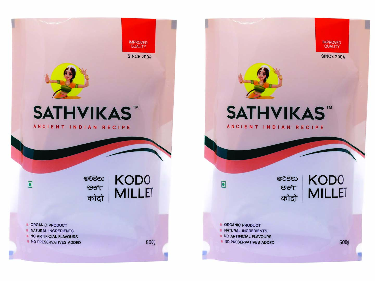 Sathvikas Arikalu / Kodo Millet (500 grams) Pack Of 2.